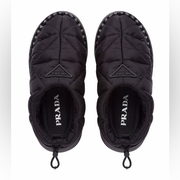 Prada Padded Re-Nylon Slippers - Picture 11 of 14